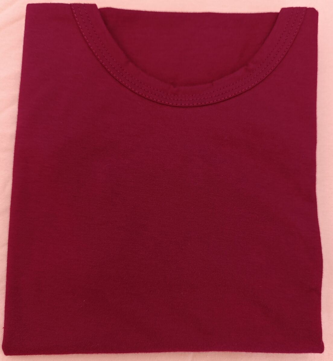 رکابی مردانه نخ پنبه سوپر رنگ زرشکی، مناسب چهار فصل و ضد حساسیت