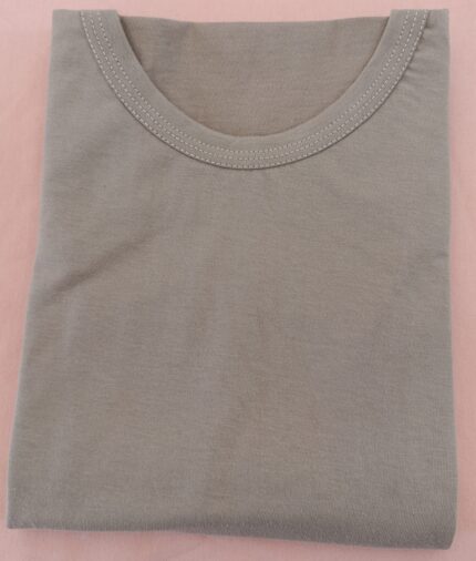 رکابی مردانه نخ پنبه سوپر رنگ کرم، مناسب چهار فصل و ضد حساسیت