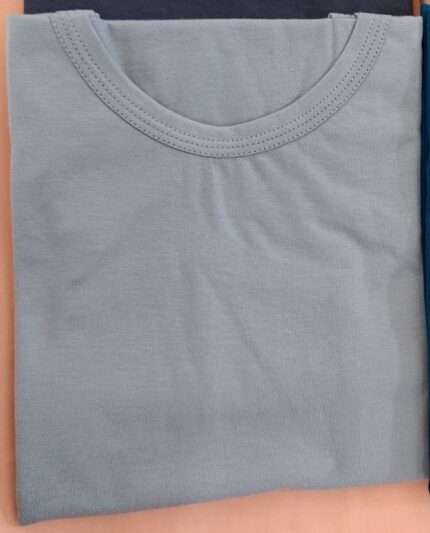 رکابی مردانه طوسی رنگ از نخ پنبه سوپر، ضد حساسیت و سبک